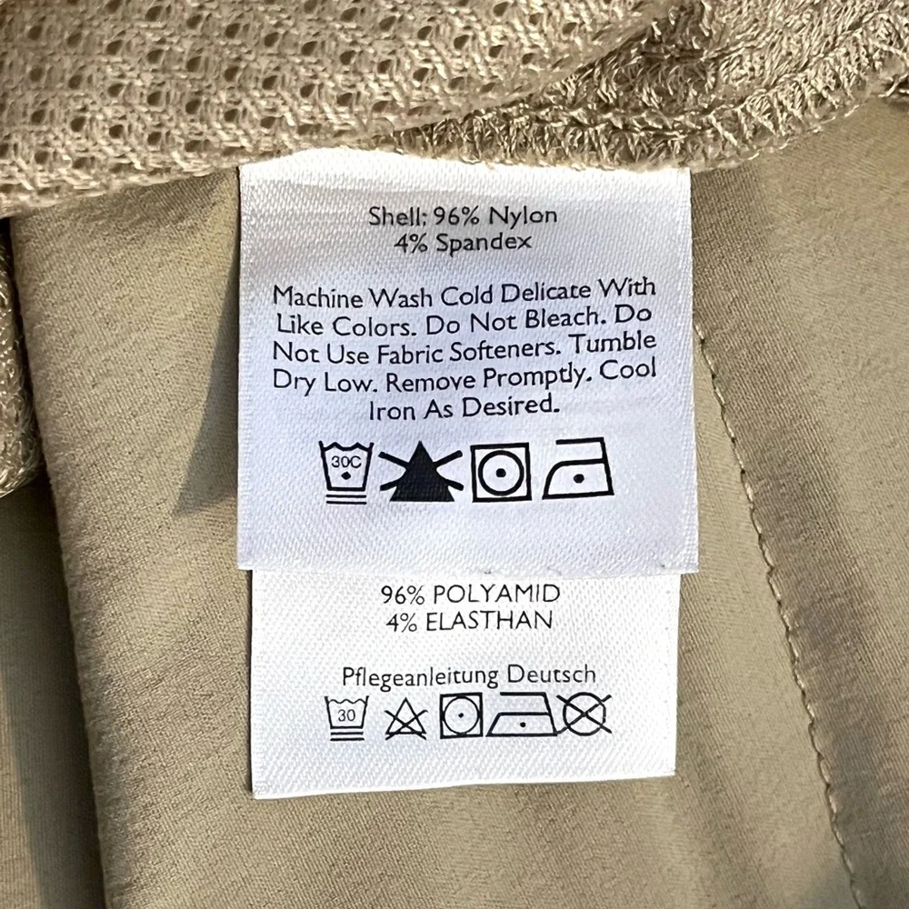 Eddie Bauer Men's Nylon Blend Tan Shorts w Pockets Size 33 - Picture 10 of 14